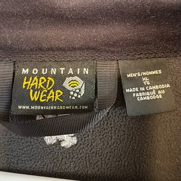 Mountain Hard Wear Gray and Black Fleece Jacket - Picture 3 of 7